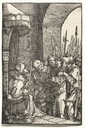 人の堕落と贖い：ピラトの前のキリストc。 1515。