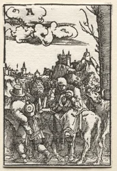人間の堕落と贖罪。1515年頃の「エジプトへの逃避」。