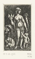2 つの putti を持つ金星