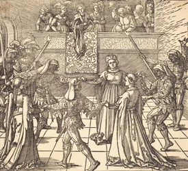 たいまつを使った仮面舞踏会、c。 1516年。