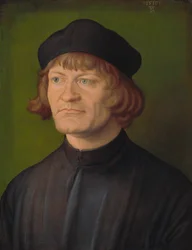 聖職者ヨハン・ドルシュの肖像、1516年。