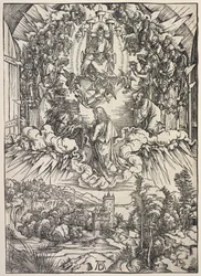 聖ヨハネの黙示録: 玉座の前の聖ヨハネ