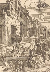 エジプトでの聖家族の滞在、c。 1504年。