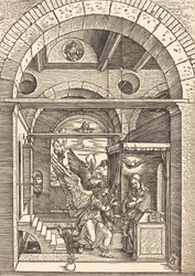 受胎告知、c。 15021504。