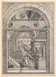 受胎告知、「聖母の生涯」シリーズより