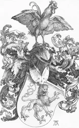 ライオンと雄鶏の紋章、c1502-1503、1906