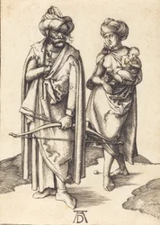 トルコの家族、c。 14951496。