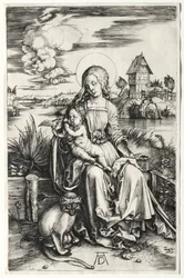 猿の聖母子c。 1498年。