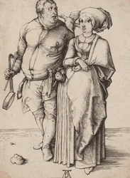 料理人とその妻」1496年頃（版画