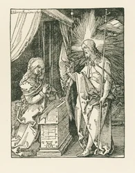 母に現れるキリスト 1510年頃 （木版画）