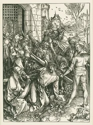 十字架を負うキリスト 1498-99年頃 （木版画）