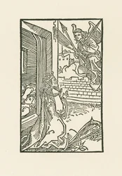 祈るダヴィデ。Diurnale s m chorum ecclesie Basilienの挿絵。バーゼル、ヨハン・バーグマン印刷