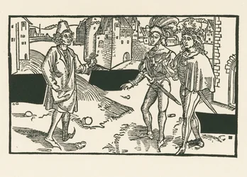 ダヴス、パンフィルス、カリヌス、1492-93年頃（木版画）