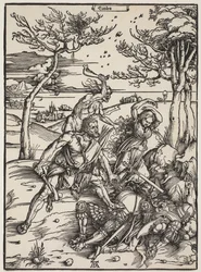 ヘラクレス征服カカス、1496年頃（木版画）