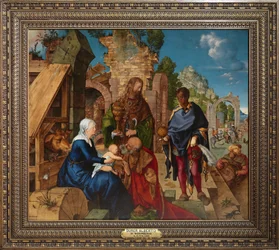 マギの崇拝」アルブレヒト・デューラー（1471-1528）。木に油彩