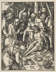 嘆き、小さな情熱から、c.159（木版画）