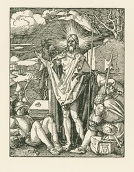 復活》1510年頃（木版画）