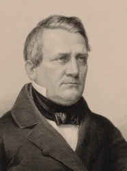 作曲家フランツ・ラクナーの肖像 1803-1890 , 1850.