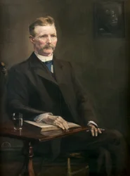 Robert Stirton, JP (1849-1917) (キャンバスに油彩)