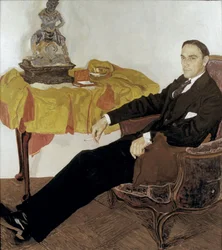 ミハイル・イワノビッチ・テレシチェンコの肖像1886-1956、1911-1914
