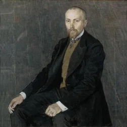 アーティストの肖像画ニコラスレーリッヒ1874-1947年、1907年