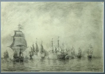 最初の海戦。 Naum Senyavin、1865-1866