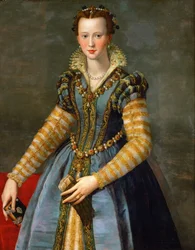 マリア・デ・メディチ（1540-1557年）の肖像、1555年頃