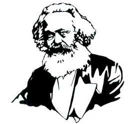 カール・マルクス (1818-1883)、哲学者、政治理論家の肖像