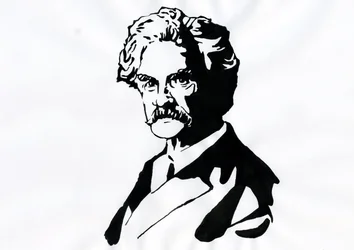 マーク・トウェインの肖像 (1835-1910)