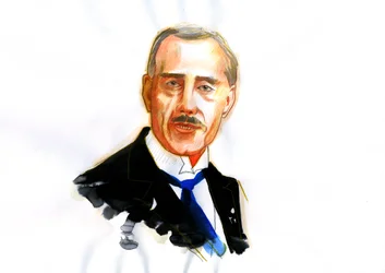 フランスの物理学者モーリス・ド・ブロイ（1875-1960）の肖像（フランスの物理学者モーリス・ド・ブロイ）