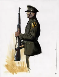 Segunda Guerra Mundial 1939-1945: Divisão de Cavalaria do Exército Americano