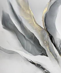 きらめくゴールドの抽象画