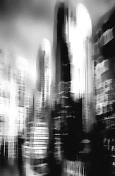 氷山、2020 年 (白黒写真)