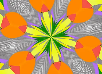 flowers #108,2019,(ミクストメディア)