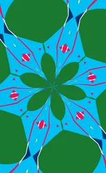 flowers #23,2019,(ミクストメディア)