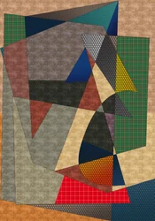 ランドスケープ #33,2019,(ミクストメディア)