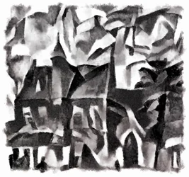 眺め（黒）#3、2016年