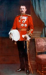 1902年、南アフリカの第10師団を指揮するArchibald Hunter中将。