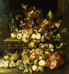 ブドウ、イチジク、ラズベリー、その他の果物