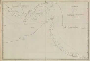 Plans of Ports, Dalrymple, Alexander issued in 1791 ID Number 41167-2001 エドワード・ハーヴェイ中尉によって一部修正されたペルシャ湾の平面図 1778年