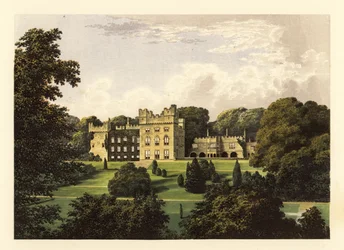 イギリス、カンブリア州ハットンホール。 、1880年（彫刻）