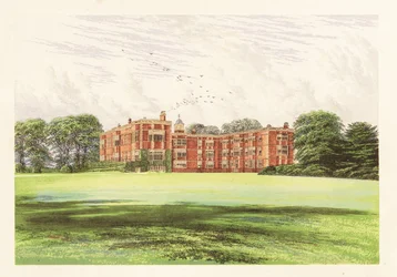 イギリス、ヨークシャー、テンプル・ニューサム。 、1880年（彫刻）