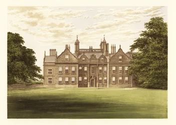 ウィルズリー ホール、レスターシャー、イギリス。 、1880年（彫刻）