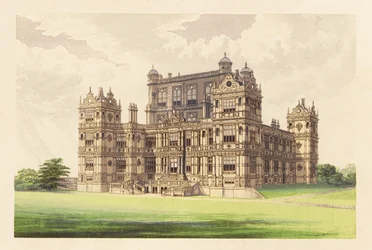 イギリス、ノッティンガムのウォラトン・ホール。 、1880年（彫刻）