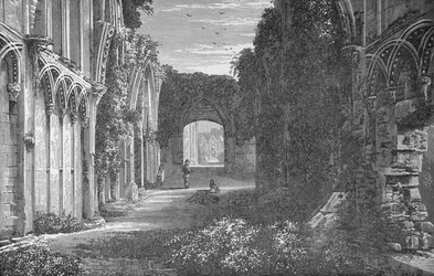 セントジョセフスチャペル、インテリア、ルッキングイースト、グラストンベリー修道院、c1880、1897