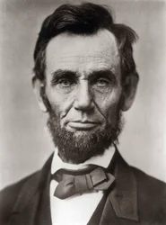Portrait of Abraham Lincoln - エイブラハム・リンカーン（1809-1865）の肖像 アメリカ合衆国第16代大統領。写真提供：Alexander Gardner