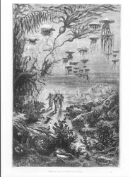 川の黄昏、1890年頃