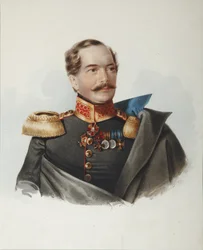 ドミトリ・アレクセエヴィッチ・シュチェルバトフ伯爵の肖像1818-1881、1849