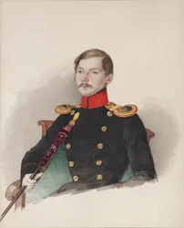 Vasily Vasilievich Engelhardt 1814-1868、1839-1840の肖像