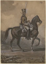 ロシアの竜騎兵、1820年